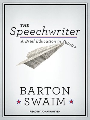 cover image of The Speechwriter